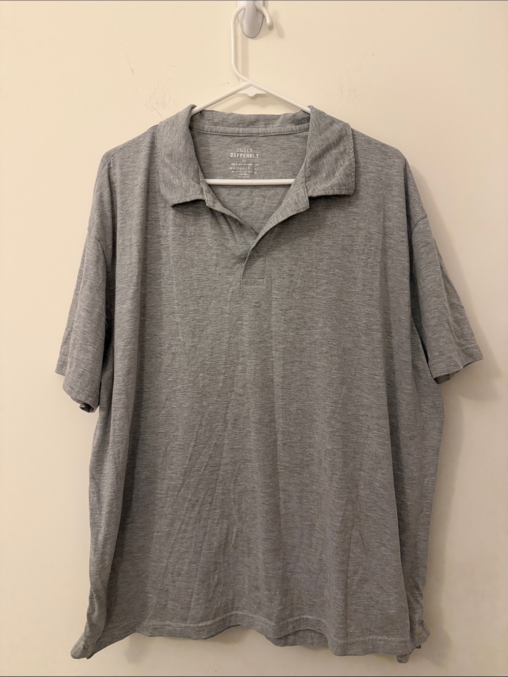 Men's Heather Gray Polo Shirt - Lightweight Casual Polo